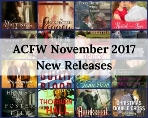 ACFW November 2017 New Releases | www.lorainenunley.com