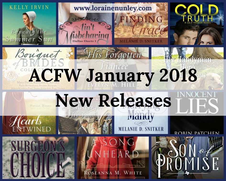 ACFW January 2018 New Releases | www.lorainenunley.com