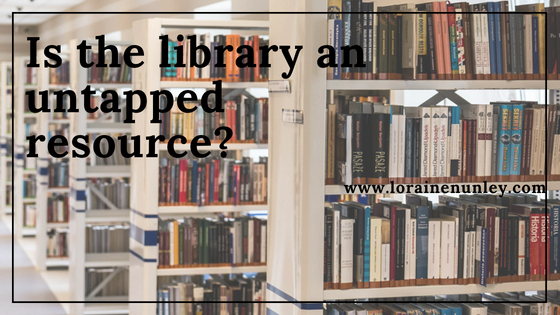 Is the library an untapped resource? @lorainenunley