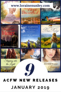 December 2018 New Releases from ACFW Authors @lorainenunley