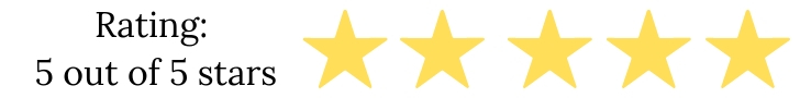 Rating 5 out of 5 stars