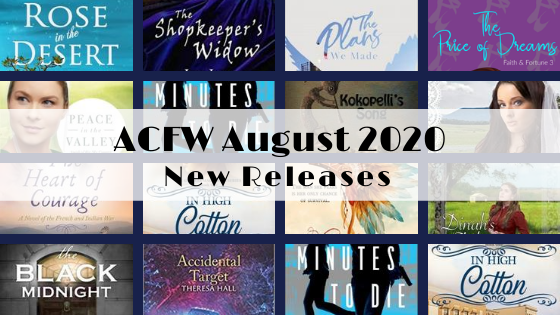 August 2020 New Releases from ACFW Authors