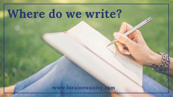 Where do we write? @lorainenunley