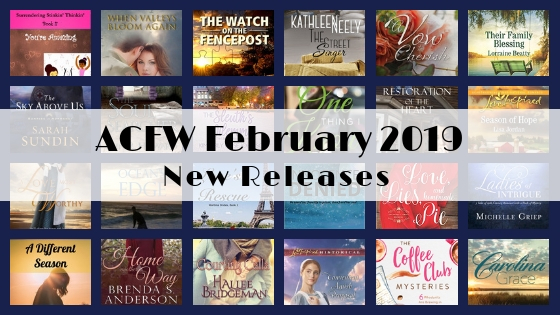 February 2019 New Releases from ACFW Authors @lorainenunley
