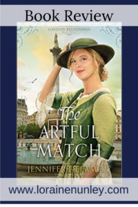 The Artful Match by Jennifer Delamere | Book Review by Loraine Nunley #BookReview @lorainenunley