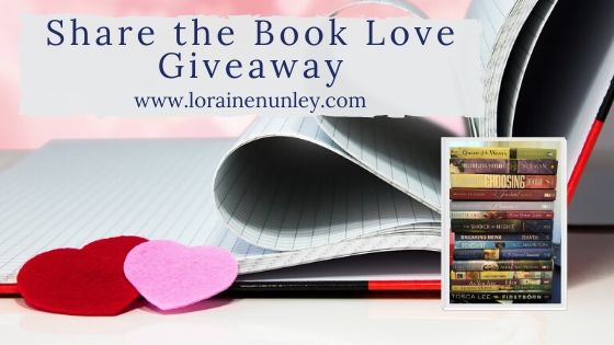 Share the Book Love Giveaway | LoraineNunley.com
