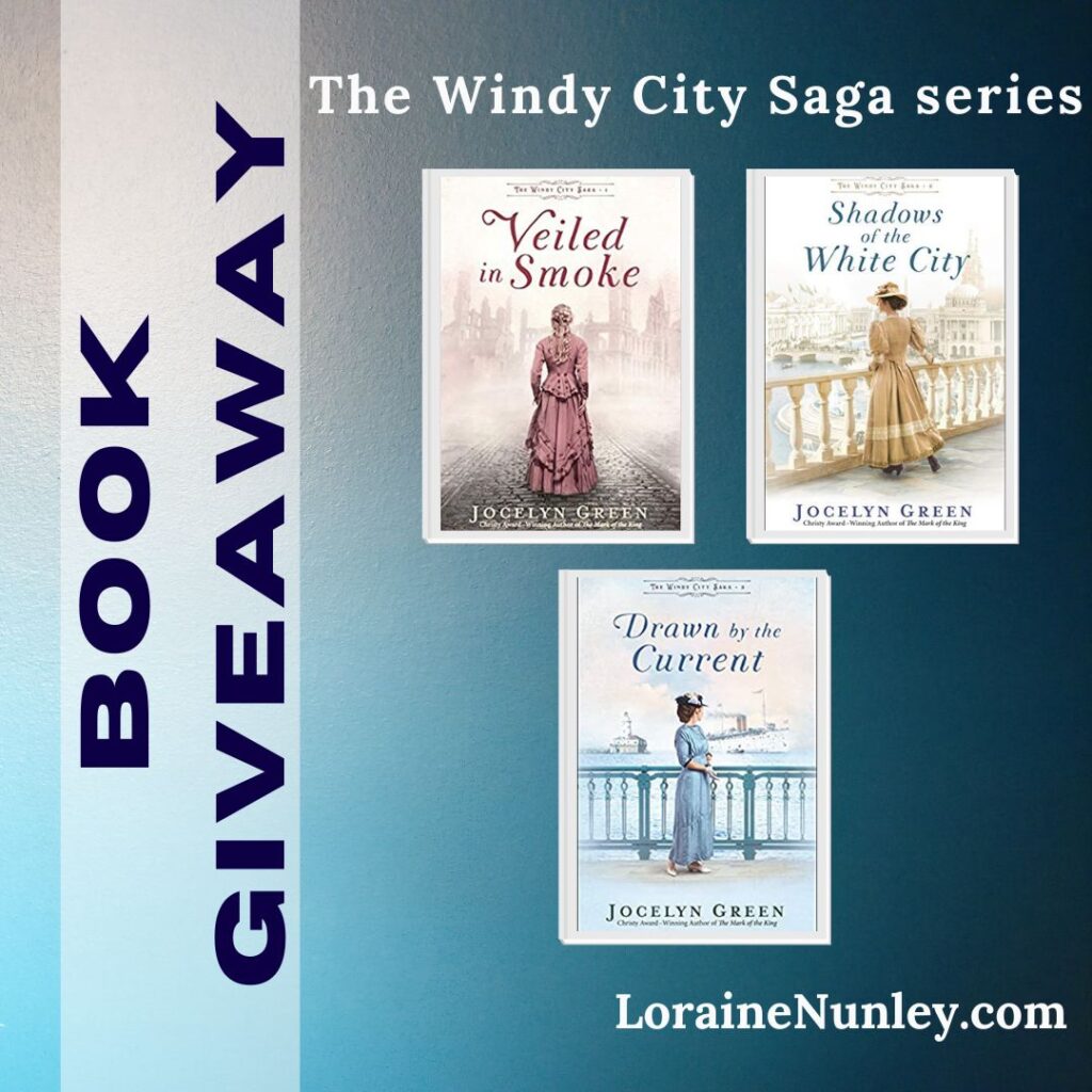 Book Giveaway The Windy City Saga series by Jocelyn Green Loraine D. Nunley, Author