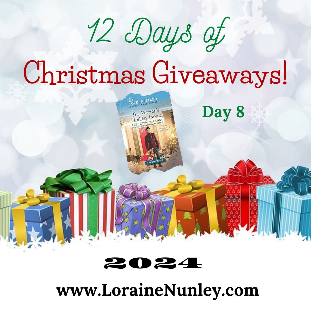 12 Days of Christmas Giveaways 2024 Day 8 Loraine Nunley, Author